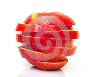 Red Sliced Apple