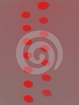 Red small shapes on backround