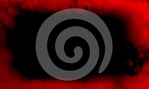 Red smoke abstract background.Abstract red smoke mist fog on a black background. Texture, .Powerful smoke abstract. photo