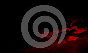 Red smoke abstract background.Abstract Red smoke mist fog on a black background. Texture, isolated.Powerful smoke abstract. photo