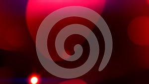 red smooth amorphic drops with particles - dark bokeh background - abstract 3D rendering