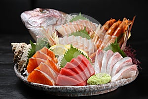 Red Snapper Sashimi Combo Plate