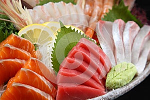 Red Snapper Sashimi Combo Plate