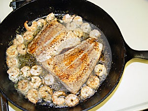 Red Snapper & Shrimp