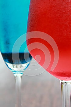 Red soda blue soda