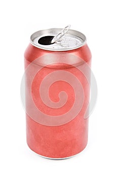 Red soda can