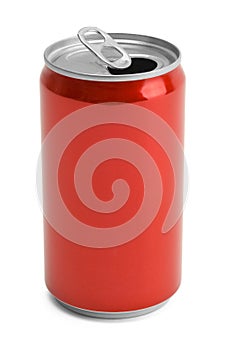 Red Soda Can Open photo