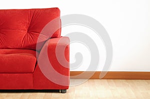 Red sofa