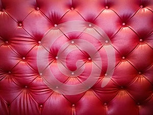 red sofa leather background