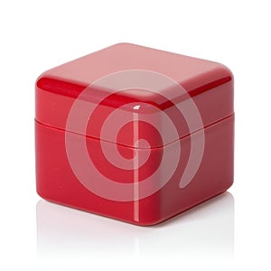 Red Solid Perfume Cube Ã¢â¬' Fragrance Isolated