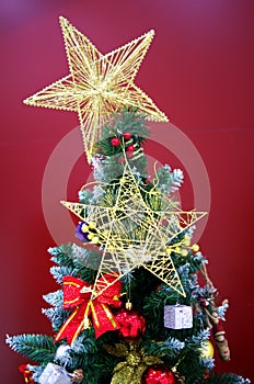 Red Sparkly Christmas Ornaments