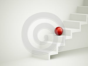 Red sphere rendered