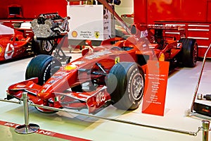 Red sport car Formula 1 Ferrari