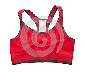 Red Sports Bra