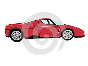 Red sports car 1