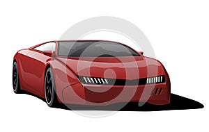 Red sports car