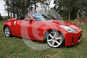 Red sports car