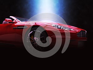 Red Sports Car - Epic Lighting