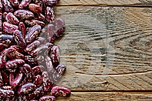 Red spotted beans seeds
