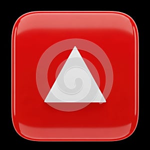 Red square button with white triangle
