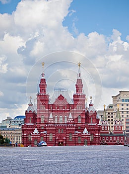 Red Square. A kind on the Historical museum.