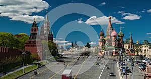 Red Square and Kremlin in Moscow