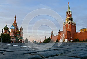 Red Square Moscow and St. Basil Cathedral