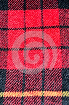 red square pattern tartan wool texture background