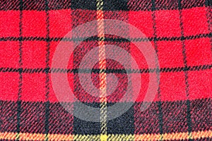 red square pattern tartan wool texture background