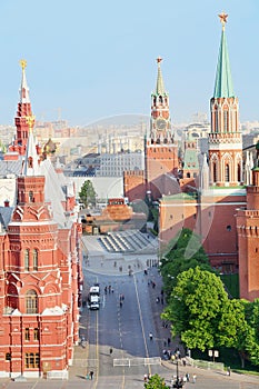 Red Square, Spasskaya Tower and Mausoleum