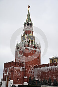 Red Square in winter. Moscow. Russia.