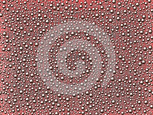 Red squares and iron bubbles, background