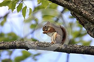 Red Squirrel branch