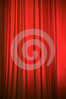 Red Stage Curtain background