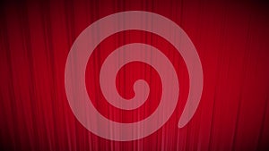 Red stage curtains animation