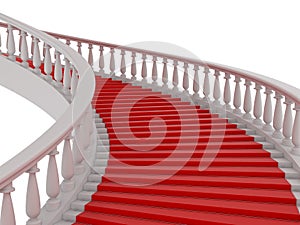 Red stair photo
