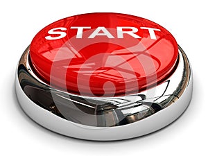 Red start button concept