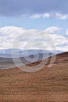 Red steppes in Autumn, Inner Mongolia, China