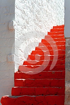 Red steps