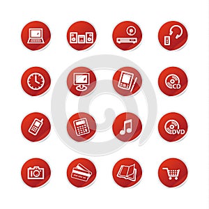 Red sticker home electronics i