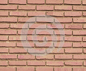 Red stone background square brick wall texture grunge with white background on right and brick wall flat icon