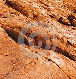 Red stone/rock texture pattern background