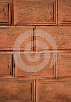 Red stone wall background