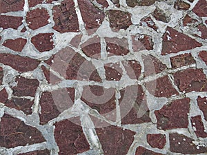 Red stones texture mosaic