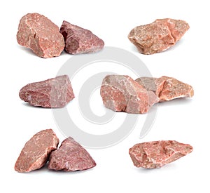Red stones