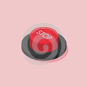 Red Stop button
