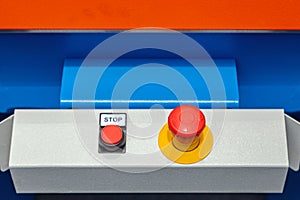 Red Stop Button Emergency
