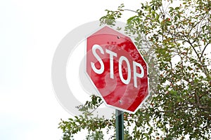 Red Stop Sign