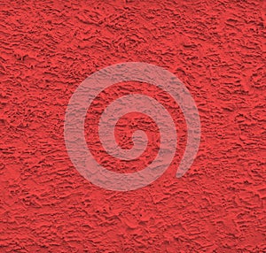 red stucco wall texture