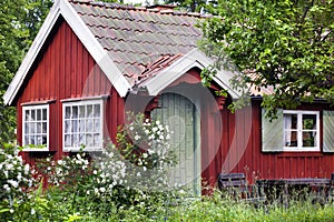 Red summer house